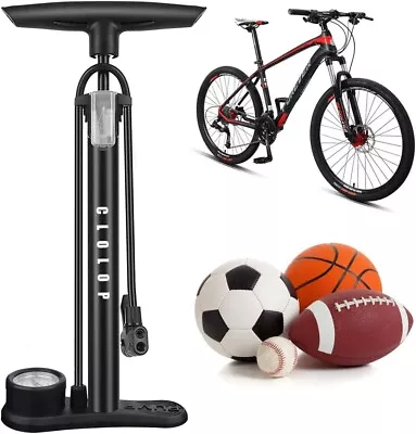 Bike Floor Pump With GaugeBike Pump High Pressure 160 PsiBicycle Pump With Air • $22.99