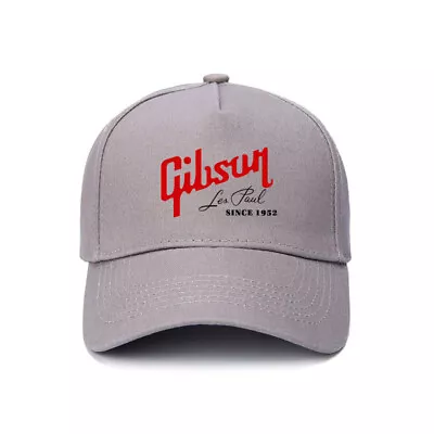 Gibson Les Paul Guitar Since 1952 Print Hat 5-Panel Baseball Cap Unisex Adult • $18.50