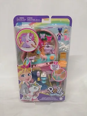 Polly Pocket Unicorn Forest Compact Playset Ages 4+ • £19.99