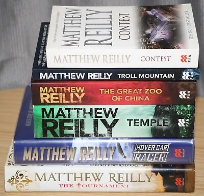 Matthew Reilly Novels X6 - Tournament Hover Car Racer Troll Mountain Temple • $59.99