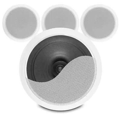 6.5  16 Ohm In Ceiling Speaker (x4) - Power Dynamics CSPS6 • £49.99