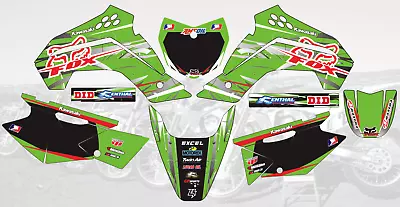 N 100 Mx Motocross Graphics Decals Stickers For Kawasaki Klx140 2008-2018 • $79