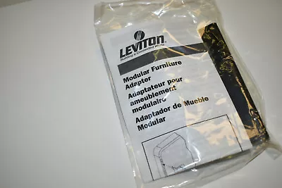 LEVITON QuickPort Modular Furniture Bracket Black 49222-BLK (LOT OF 10) • $25