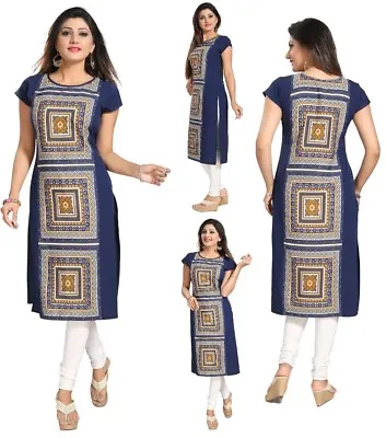 UK STOCK - Ethnic Pakistani Designer Party Kurta Kurti Tunic Dress Women SC2426 • £13.96