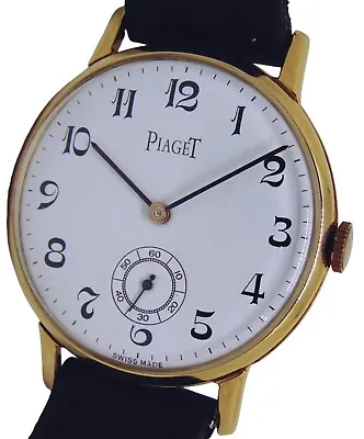 Vintage Piaget MANUAL Wind Jumbo 36mm Case Swiss Watch • $700