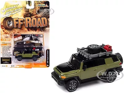 2007 Toyota Fj Cruiser Olive Green 1/64 Model Johnny Lightning Jlsf026-jlsp361 A • $8.99