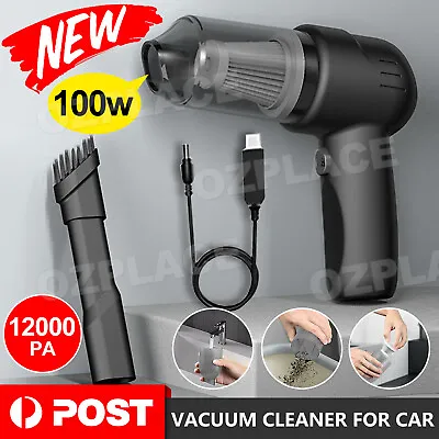 $19.95 • Buy 12000Pa Car Vacuum Cleaner Portable Wet&Dry Handheld Strong Suction Car Vacuum