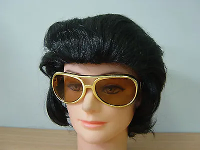 50s 60s Elvis Party Costume Wigs And Glasses Rock N Roll Star  • $16.95