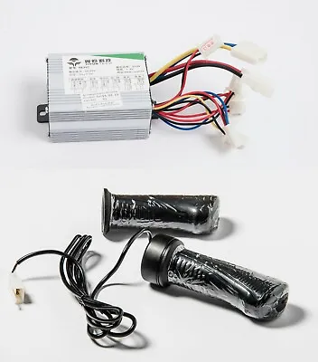 350W 24V Kit Speed Controller+Variable Twist Throttle F Scooter Electric Motor • $36.04