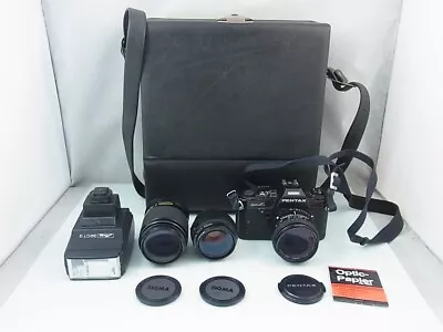 Sigma Camera Pentax Super A Lens Pentax-A/Prism/Aufsteckblitz : Metz 32CT3 • $494.57