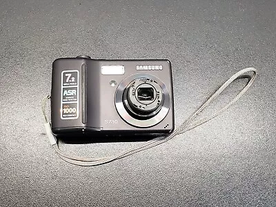 Samsung Digimax S730 7.2 MP Digital Camera - Black For Parts Or Repair. • $21.72