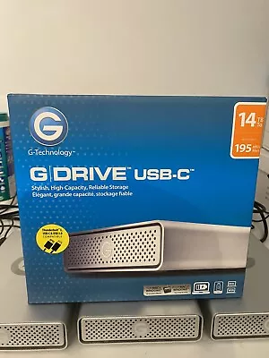 G-Technology G-Drive 14tb USB-C + Thunderbolt 3 TB3 Drive • $450