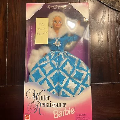 Winter Renaissance Barbie Doll Evening Elegance Series Mattel #15570 NRFB 1996 • $9