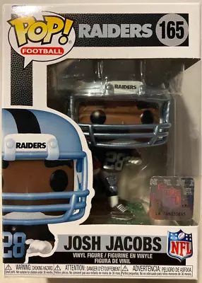 NFL Las Vegas Raiders - Josh Jacobs With Helmet #165 Funko Pop Vinyl Figure NEW • $44