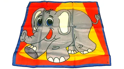 18  ELEPHANT PRODUCTION SILK Animal Magic Trick Scarf Magician Circus Prop Dumbo • $13.89