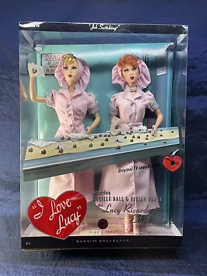 2008 Mattel I Love Lucy Ep. 39: “Job Switching”  Lucy & Ethel Barbie Dolls (NEW) • $95