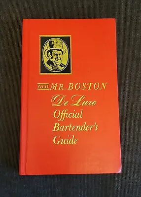 Old Mr. Boston De Luxe Official Bartender's Guide 26th Printing 1963 • $8