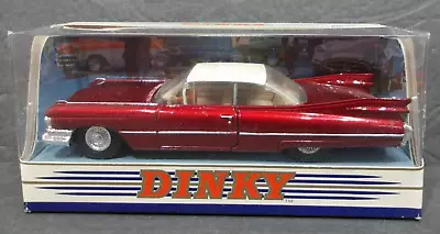 DY-7 Dinky 1959 Cadillac Coupe De Ville 1/43 Diecast Car Red NIP • $24.95