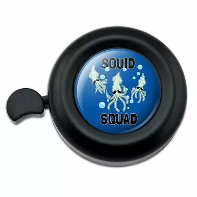 Squid Squad Ocean Aquatic Funny Humor Bicycle Handlebar Bike Bell • $5.99