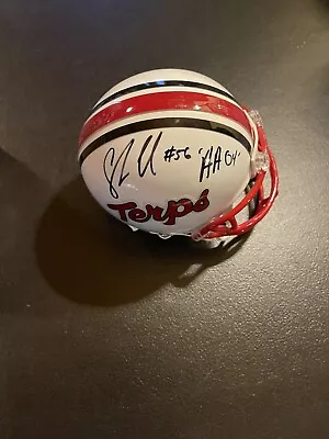 SHAWNE MERRIMAN - Maryland Terps Autographed Mini Helmet Global Cert GP131630 • $75