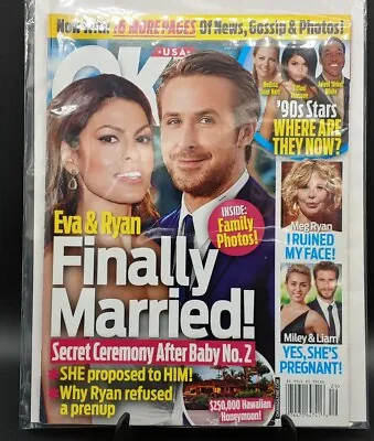 OK! Magazine July 18 2016 #29 Eva & Ryan Finally Married! Bagged And Boarded • £3.61