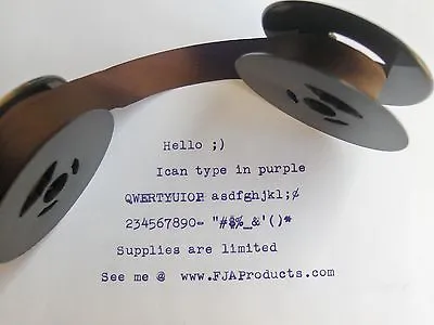 Olympia SG 3 B Purple Ink Typewriter Ribbon + Free Shipping • $8.95