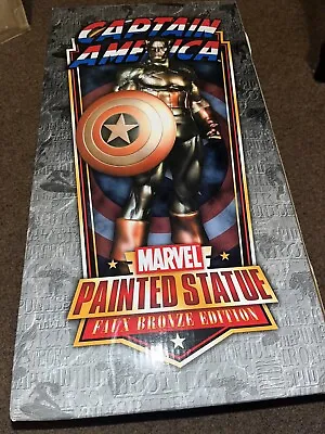 Bowen Designs Classic Captain America Faux Bronze Full Size Statue Damaged • $245