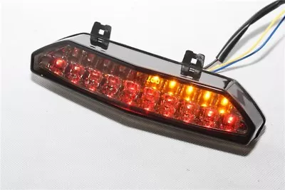 New Led Tail Brake Light Turn Signals For Kawasaki Ninja Zx 6R 2007 2008 Smoke • $22.99