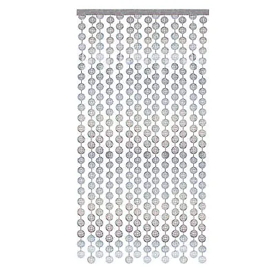 Disco Ball Foil Curtains Disco Sequins Backdrop Decoration 70s Party Photo Booth • £6.76