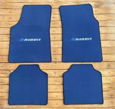 For VW Golf Mk1 Rabbit Custom Floor Mats Carpet Blue Set Of 4 1974-82 • $130.50