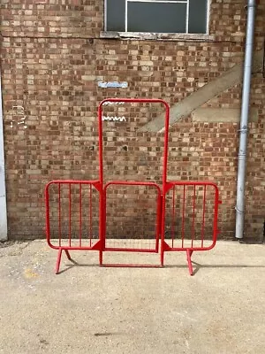 £80 • Buy Pedestrian Access Walk Through Gate Barrier, Crowd Control Red Site Gate Barrier