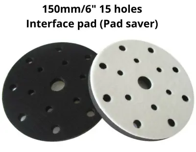 For Mirka CEROS 150mm Soft Foam Interface Pad - 8295600111 15 Hole SanderPro Pad • £7.55