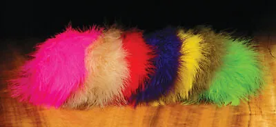 Hareline Extra Select Marabou Fly Tying 7 Inch Long Feathers All Colors • $5.48