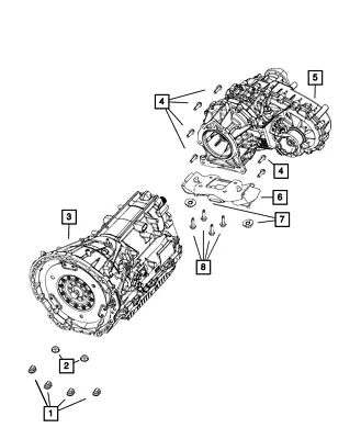 Genuine Mopar Transmission Mount Isolator 68236162AB • $129.33