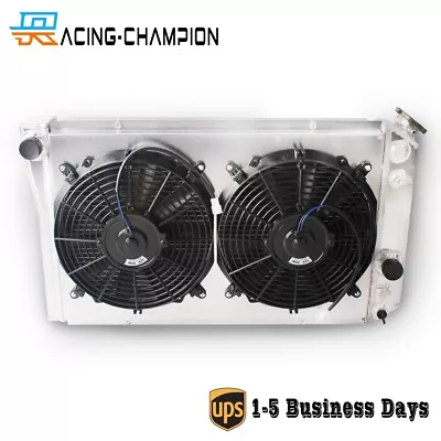 For 82-02 Chevrolet S10 S-10 Blazer V8 Conversion 3 Row Radiator Shroud Fan • $309