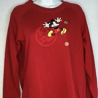 Disney Mickey Mouse Nightgown XSmall Popcorn Movie Night Crew Neck New • $17.99