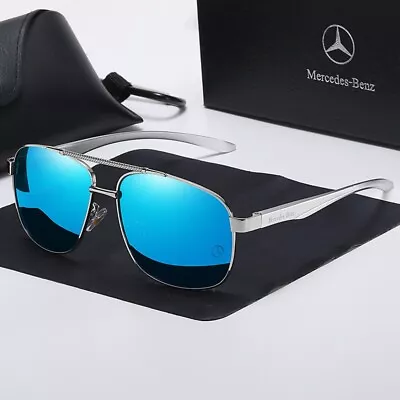 Car Logo Men's Aluminum Magnesium Spring Leg Polarized Fashion Travel Sunglasses • $48.04