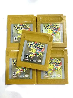 $89.99 • Buy AUTHENTIC Pokemon Gold Version Nintendo GameBoy Color GAME W/ New Save Battery!