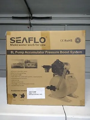 SeaFlo Marine Water Pump 12 V DC 60 PSI 5.5 GPM 2 Gallon Accumulator Tank System • $185