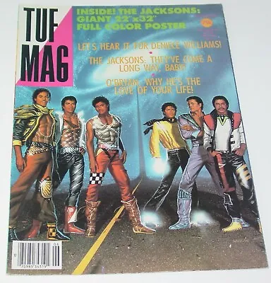 Tuf Poster Magazine 1984 Michael Jackson 5 Victory Black Pride Power BLM     • $12