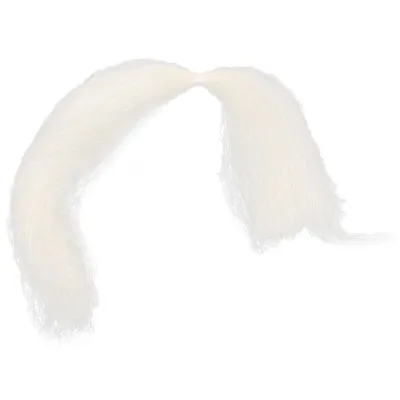 (White)Fake Mustache 8g False Beards Comfortable For Film Makeup For Special • £4.44
