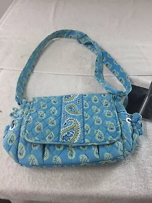 Vera Bradley Mailbag Crossbody Bermuda Blue GUC • $5.89