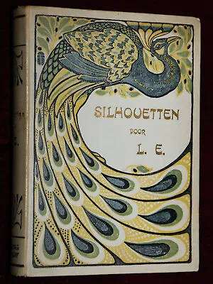 EXRare 1909 FAMOUS ART NOUVEAU PEACOCK POSTER BINDING ALBERT TURBAYNE COLOR • £277.09
