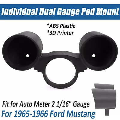 Rally Pac Dual Gauge Bracket Pod Mount For 65 66 Ford Mustang Auto Meter 2 1/16  • $52.99