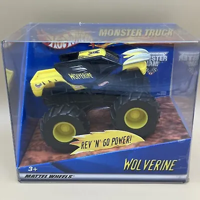 2002 Hot Wheels Monster Jam Rev Tredz BLUE WOLVERINE Official Truck 1:43 • $39.99