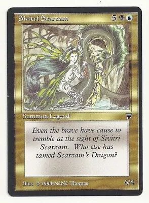 Legends MTG Sivitri Scarzam  Magic Uncommon • $3.99