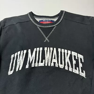 Vintage UW Milwaukee Champion Crewneck Sweatshirt Men's Medium • $29.98