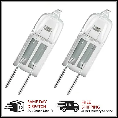 2 X UNIVERSAL Halogen 2 Pin G4 Mini Lamp Light Cooker Hood Extractor Bulb 20W • £4.42