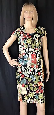 NWT Grace Karin Frida Kahlo Colorful Cotton Size Small Cap Sleeve Dress Sundress • $24