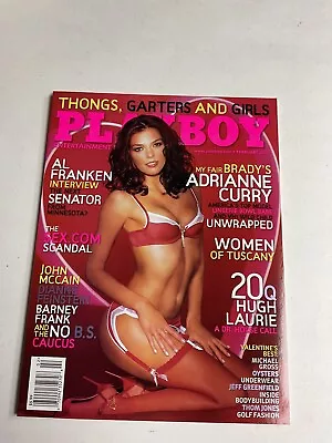 Playboy Magazine February 2006 Adrianne Curry Lingerie Bowl Al Franken Nm 9.4 • $14.12